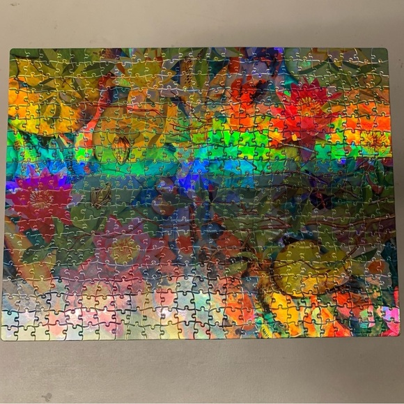 Koi Pond Foil Metallic 500 pcs Puzzle - Picture 3 of 5